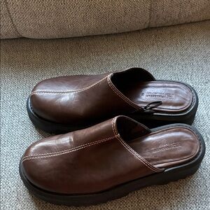 Pull&Bear collection Dark Brown women’s Slip-On Loafers